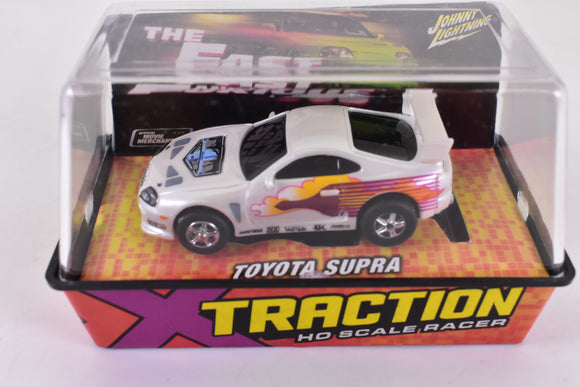 Toyota Supra White Xtraction Chassis Ho Scale Racer | 1503- 2| Auto World