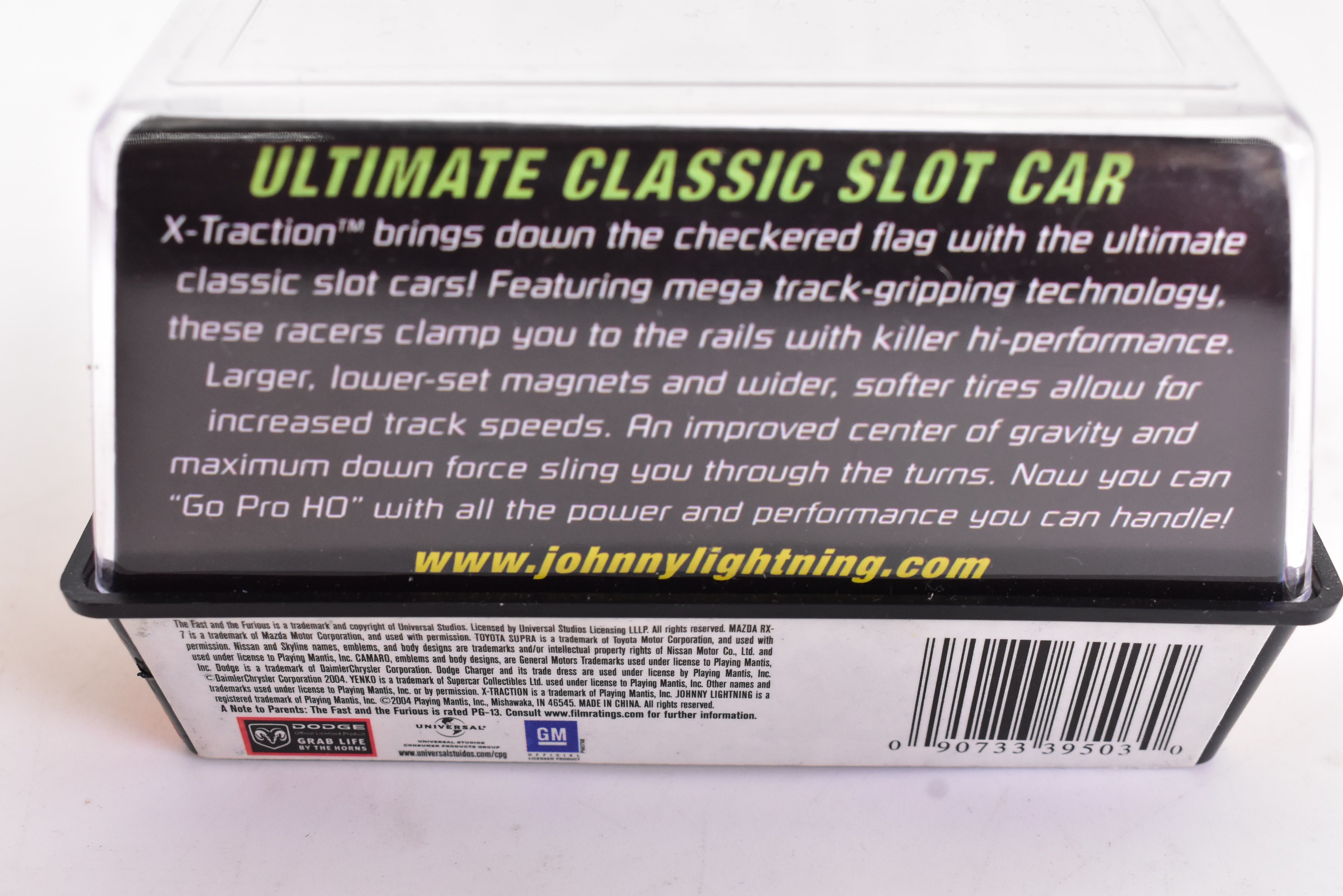 Toyota Supra White Xtraction Chassis Ho Scale Racer | Auto World