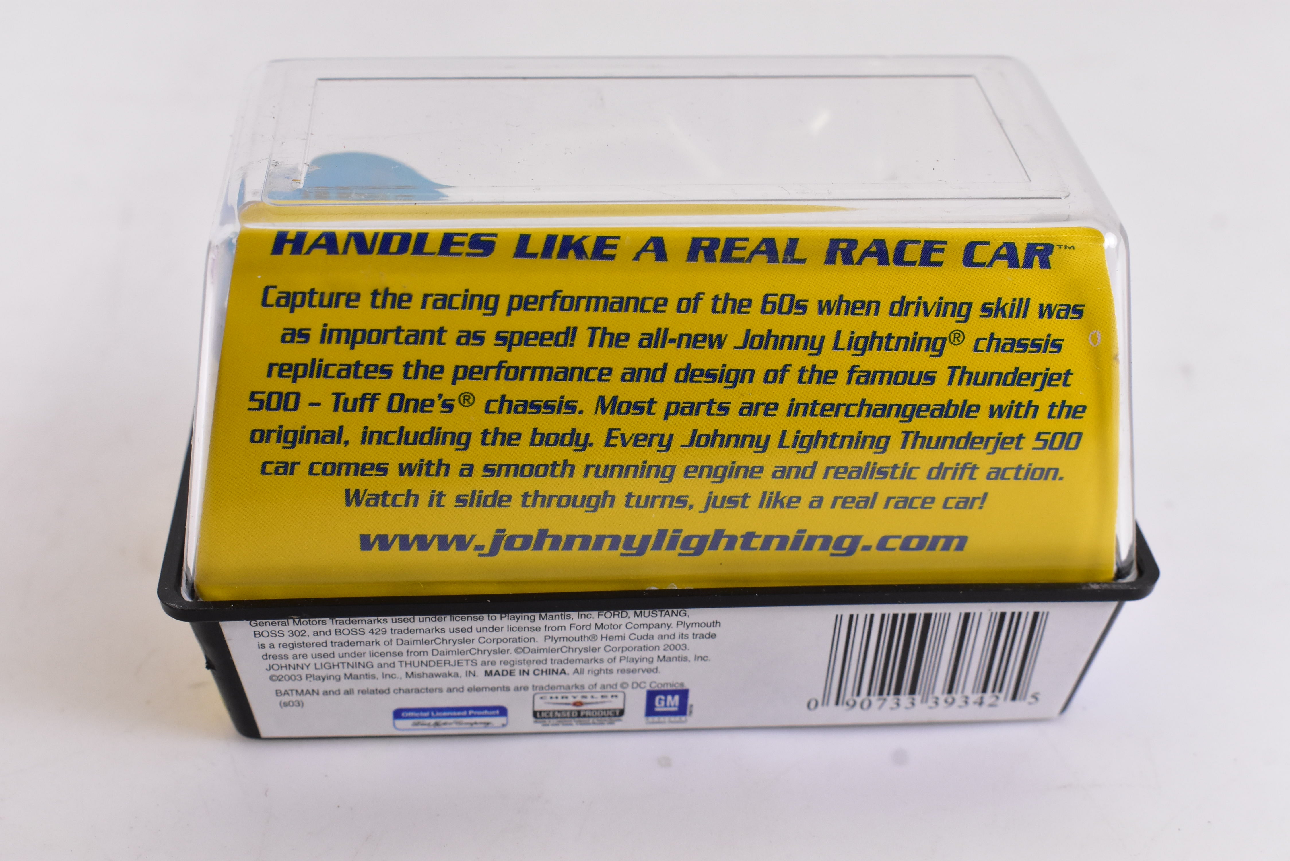 1970 Plymouth Hemi Cuda Gold Chrome ThunderJet 500 Chassis Ho