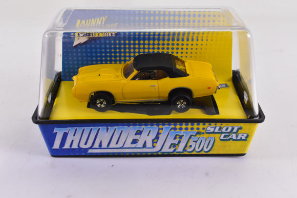 1969 Pontiac GTO Judge Yellow ThunderJet 500 Chassis Ho Scale Racer | 340-2 | Auto World