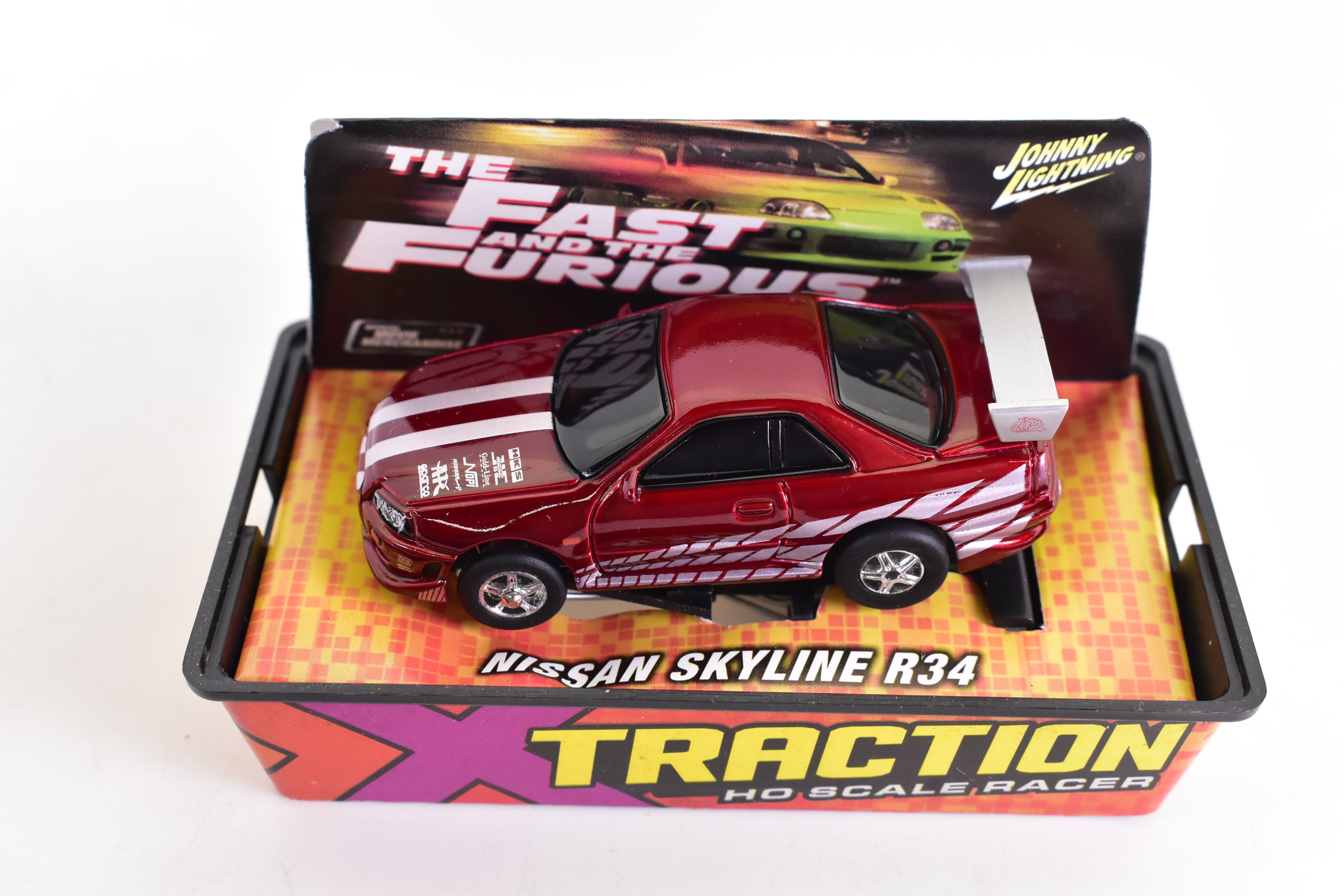 Nissan Skyline R34 Red Xtraction Chassis Ho Scale Racer | Auto