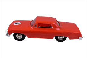 Red 1962 Chevy Impala slot car with "41" racing number for Eldon 1024-15