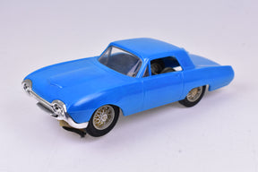 Blue 1965 Ford Thunderbird 1/32 scale slot car for Eldon 1024-1