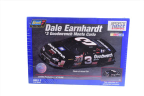 Dale Earnhardt #3 Goodwrench Monte Carlo 1/24 scale model box art for Revell MOD036