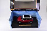 Second Chance Mini Cooper (Sun Roof) Special Eition 1:18 Scale | 46629 | Maisto