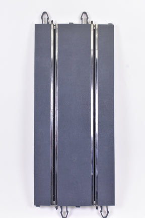 Two straight, dark gray tracks with metal supports for model building for SCX Original 1/32 U10297X200