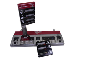 Control unit with multiple digital displays and controls for pit box operation for SCX Old Digital 26000C