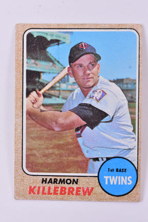 Baseball card of Harmon Killebrew in a Minnesota Twins uniform for TAH Collection Topps 220