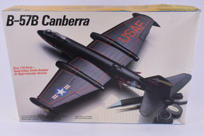 Model kit box art showing a B-57 Canberra bomber aircraft for Testor 698