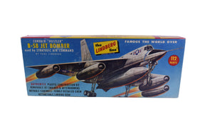 B-58 Jet Bomber model kit box art showing the aircraft for Lindberg 560