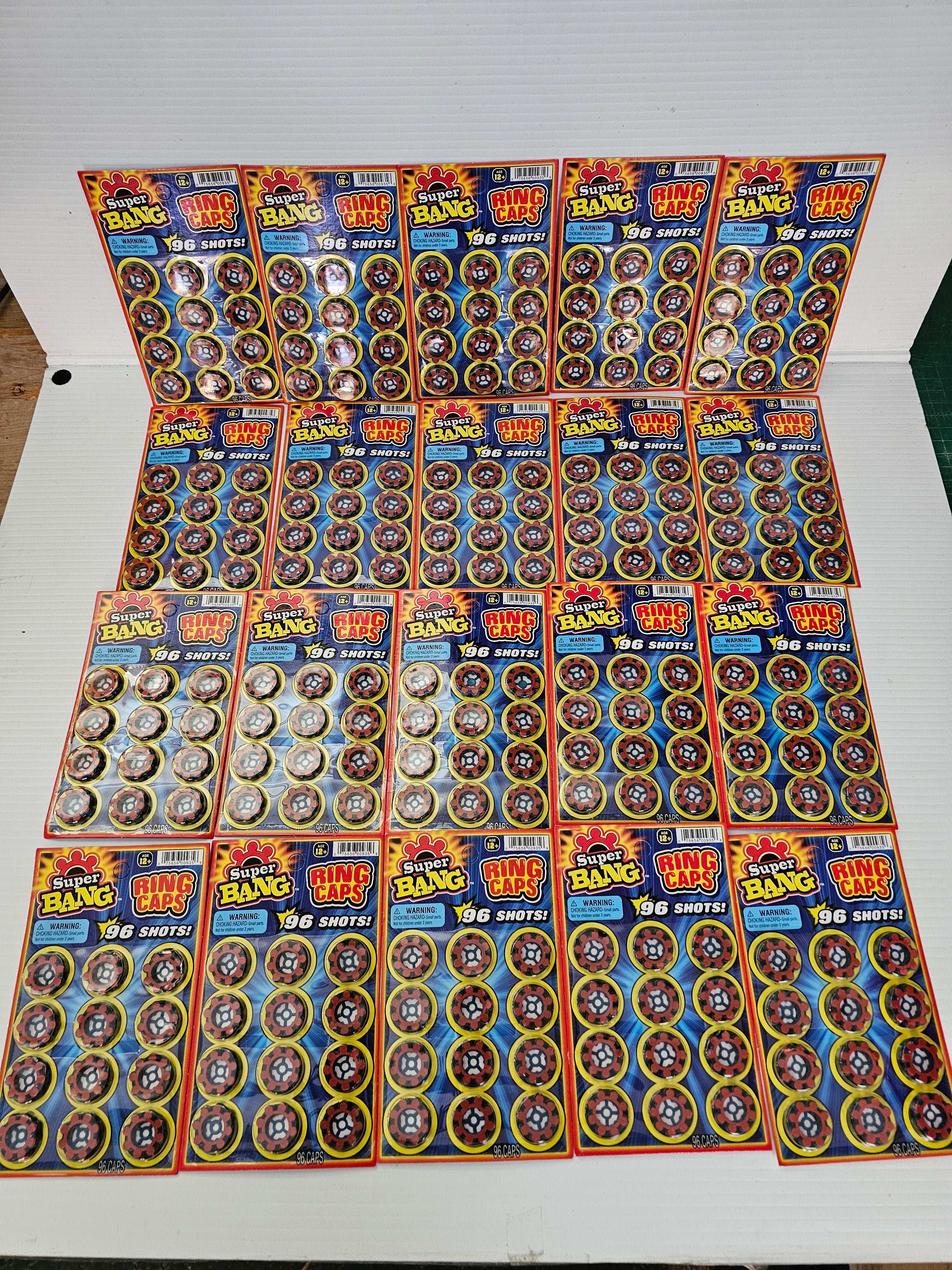 8 Shot 24 Ring Caps 192 Single Action Shots | 936| Super Bang