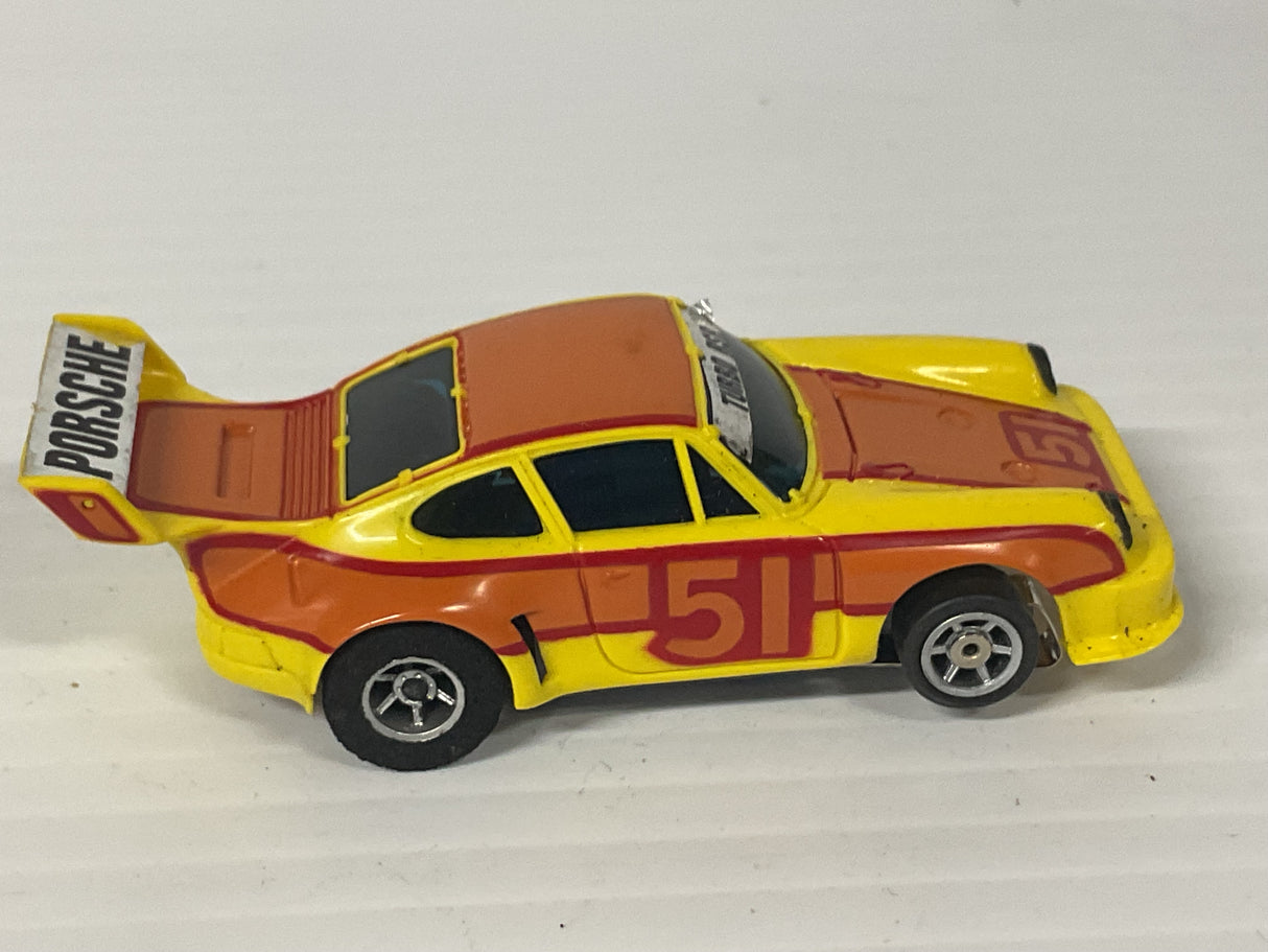 Aurora AFX G-Plus Porsche 934 Turbo Orange/Yellow/Red #51  | 1781 | Aurora - AFX