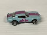 Aurora AFX magnatraction Trans Am Camero lightblue/purple #3  | 1901 | Aurora - AFX