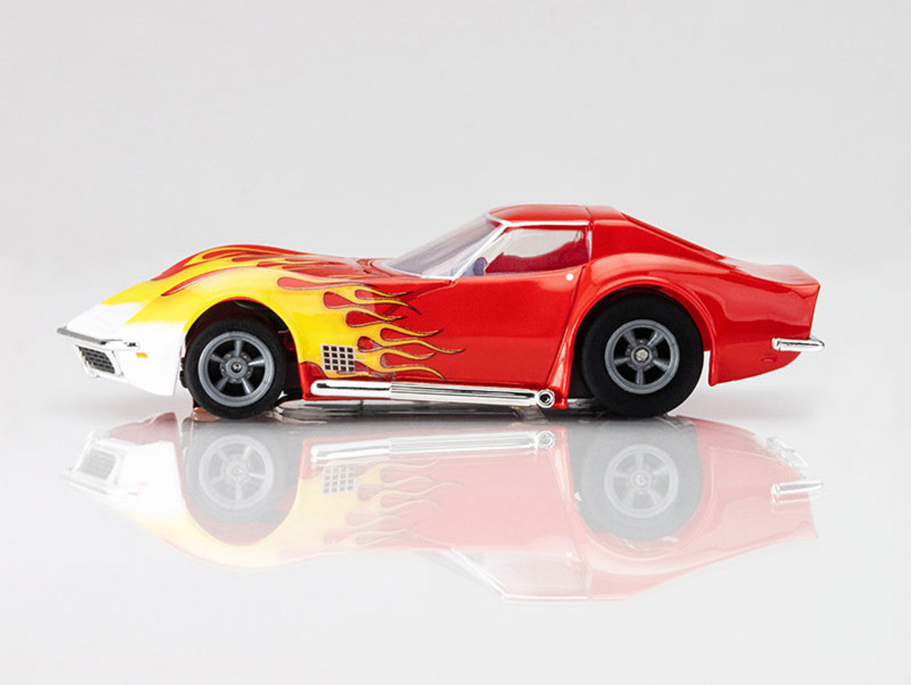 1970 Corvette Red w/Yellow Wildfire | 22055 | AFX/Racemasters