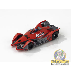 Red and gray slot car, Formula N #4, from AFX/Racemasters for 22066