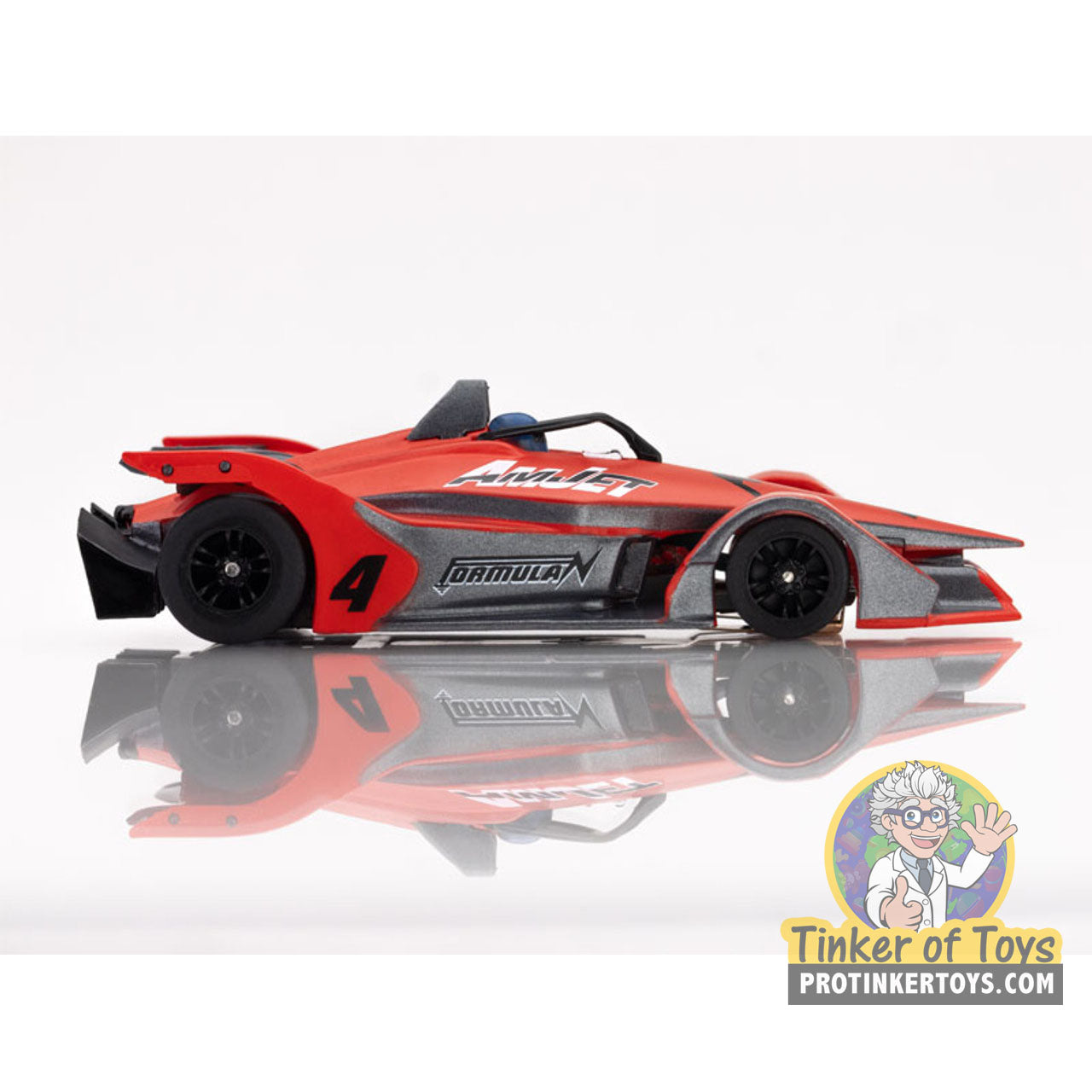 Formula N #4 Red/Gray | 22066 | AFX/Racemasters – ProTinkerToys.com