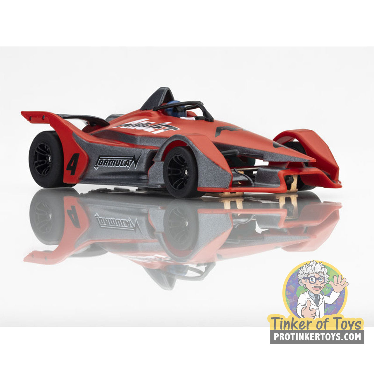 Formula N #4 Red/Gray | 22066 | AFX/Racemasters – ProTinkerToys.com