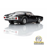 AFX 22118 1970 Chevelle LS6 SS 454 black and white, rear right angle