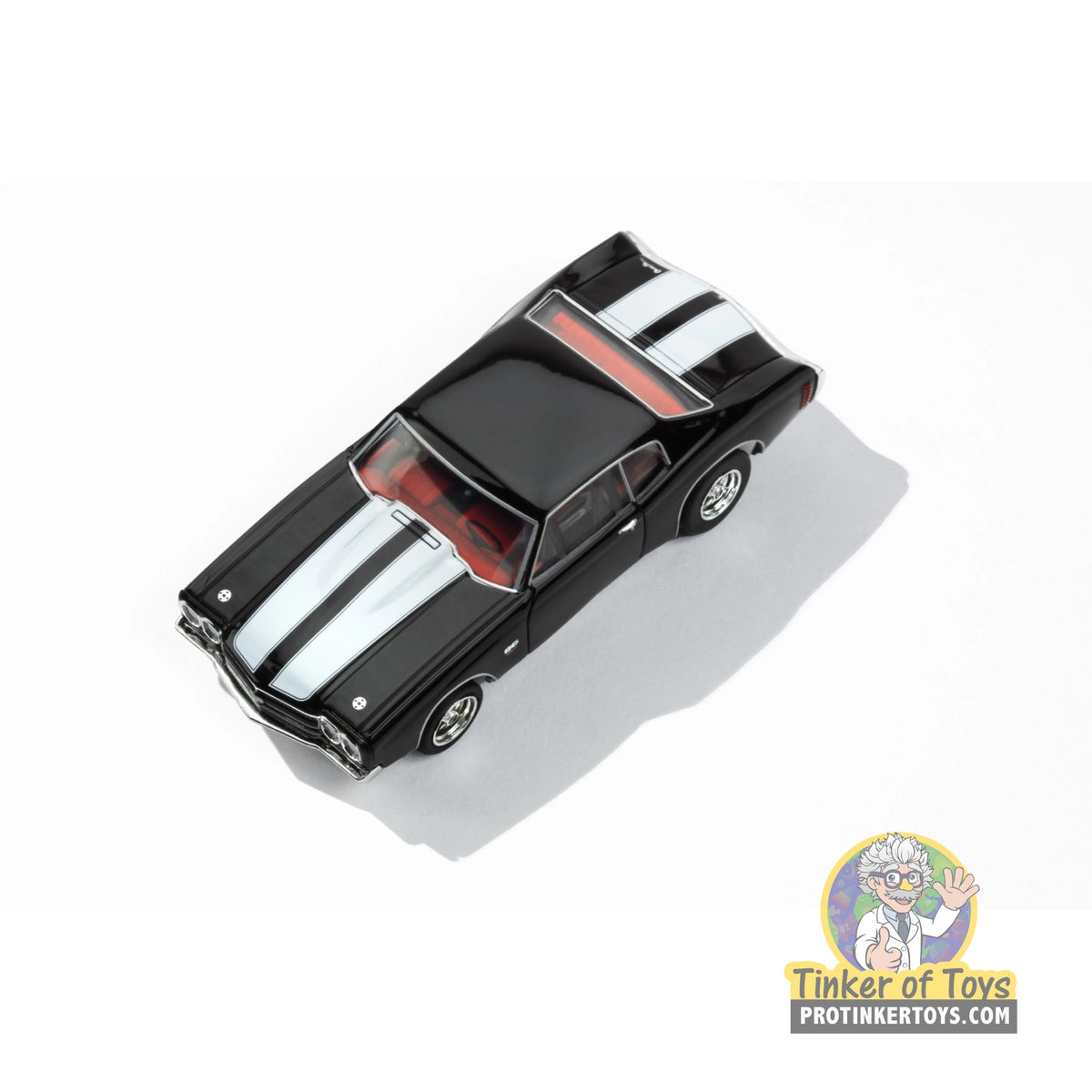 AFX 22118 1970 Chevelle LS6 SS 454 black and white, top