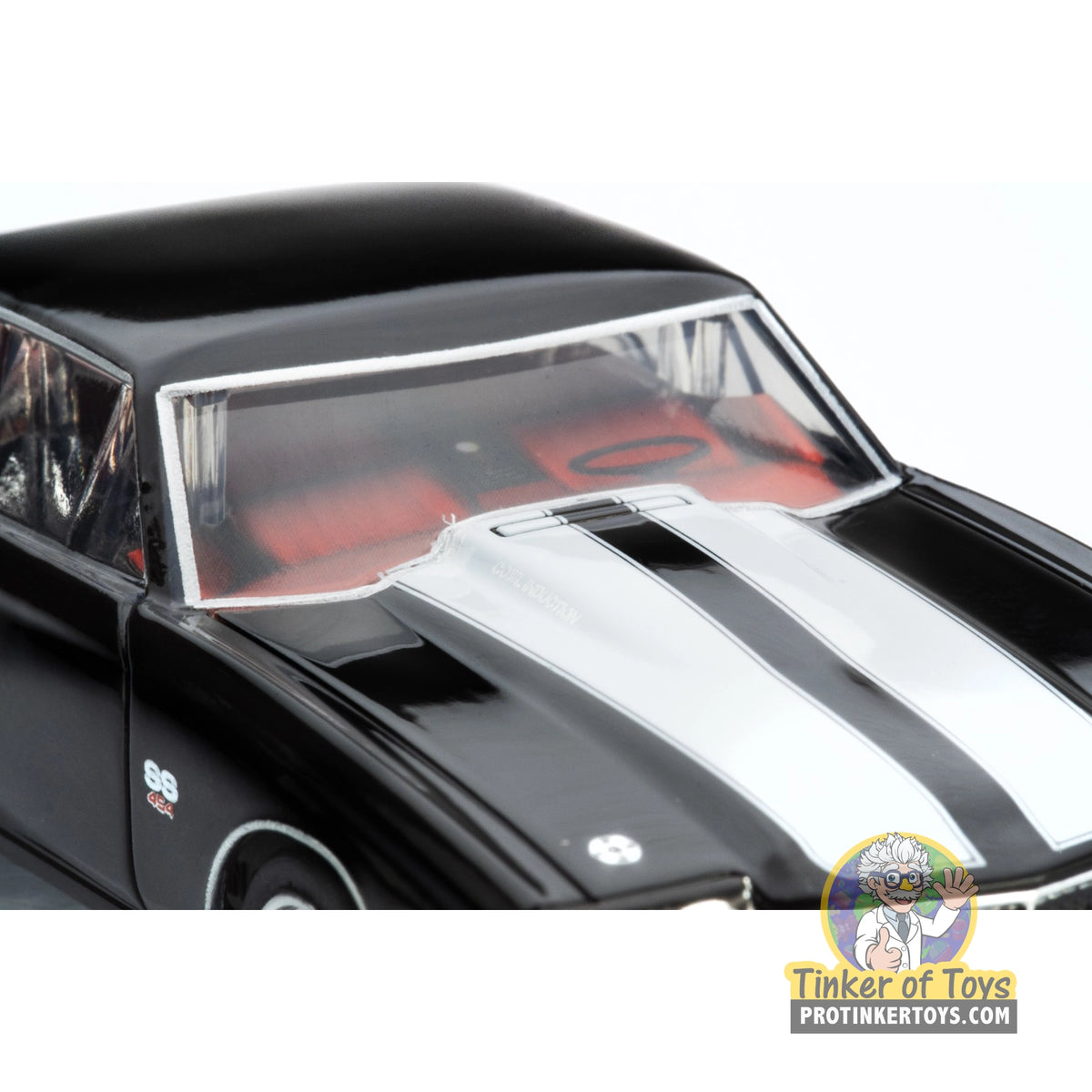 AFX 22118 1970 Chevelle LS6 SS 454 black and white, top detail