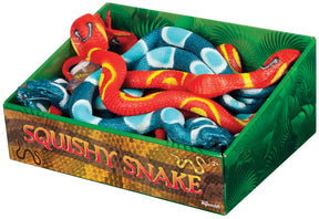Colorful squishy snakes in a green box, ready for play for Toysmith 2212