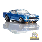1966 Shelby Mustang GT350 Blue/White Stripes 22149 by AFX/Racemasters, view 2