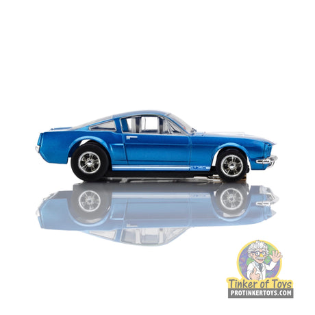 1966 Shelby Mustang GT350 Blue/White Stripes 22149 by AFX/Racemasters, view 4