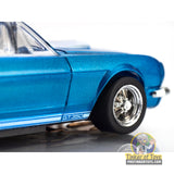 1966 Shelby Mustang GT350 Blue/White Stripes 22149 by AFX/Racemasters, view 7