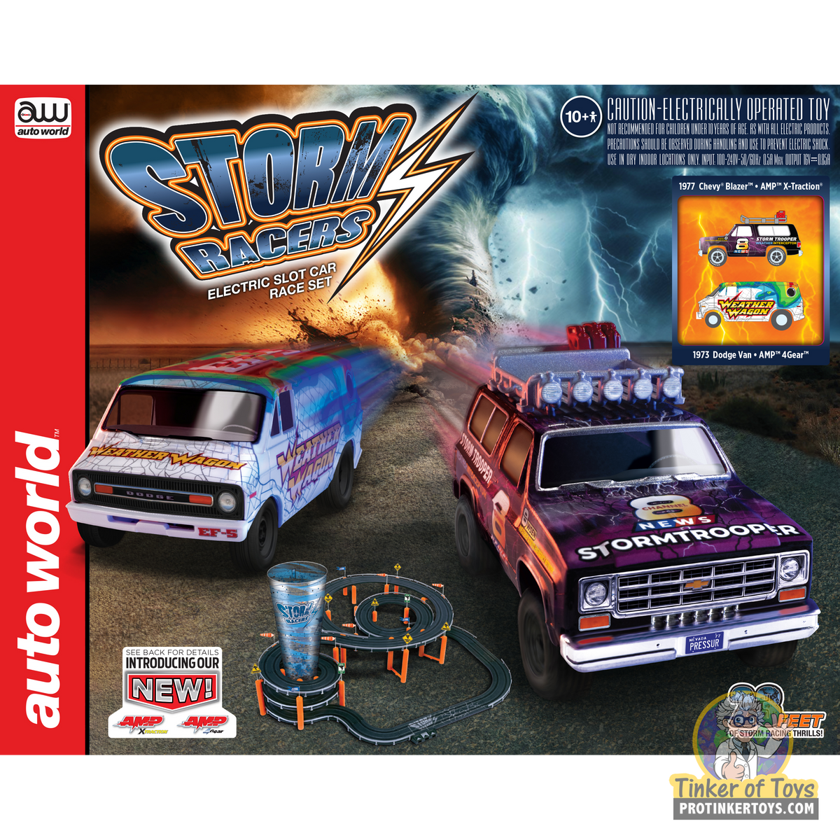 23' Storm Racers AMP Slot Race Set | SRS362 | Auto World ...