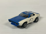 Aurora AFX non-magnatraction Plyouth Road Runner Stock Car Blue #43 (B) | 1762 | Aurora - AFX