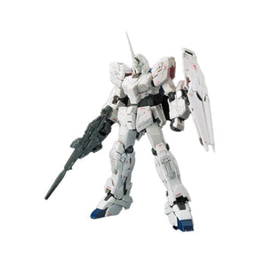 White and blue Gundam model with beam rifle and shield for Bandai 2370362