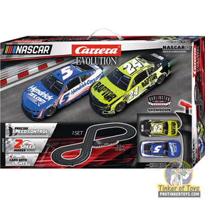 Remote control race car set for NASCAR Darlington Showdown track play for Carrera Evolution 20025248