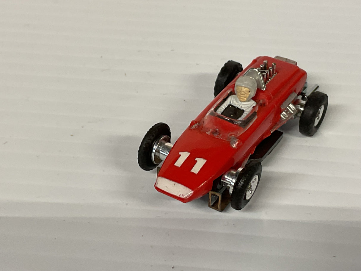 Aurora AFX -Thunder-jet Repco Brabham Formula 1 Red  | 1406 | Aurora - AFX- Model Motoring