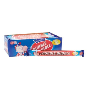 Box and bar of classic bubble gum for Nassau Candy 25192