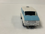 Aurora AFX magnatraction custom van Blue/White special chassis | 1942 | Aurora - AFX