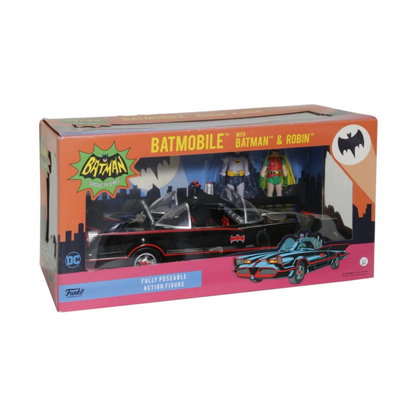 Funko: Batmobile w/ Batman & Robin Action Figure | 12752| Funko