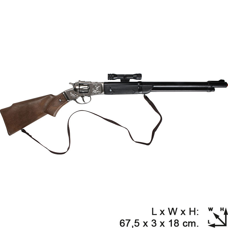 Cowboy Ranger 8-Shot Carbine Revolver Rifle with Scope | 3104/0