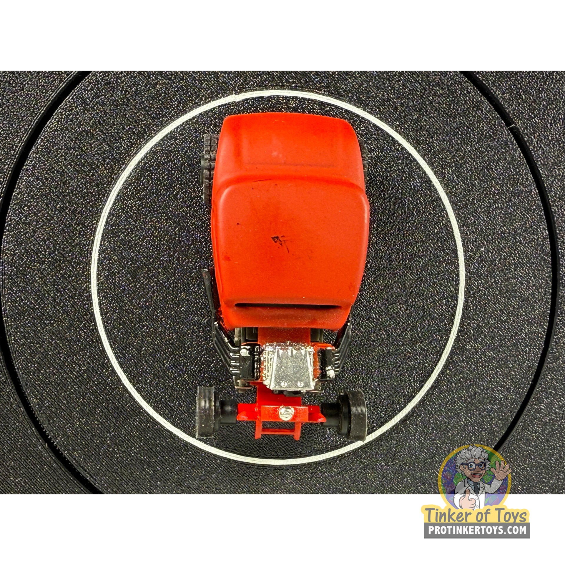 レッドフード ホットトイズ 1934 Hot Rod Roadster, Brandywine Red Metallic with Flames - GMP