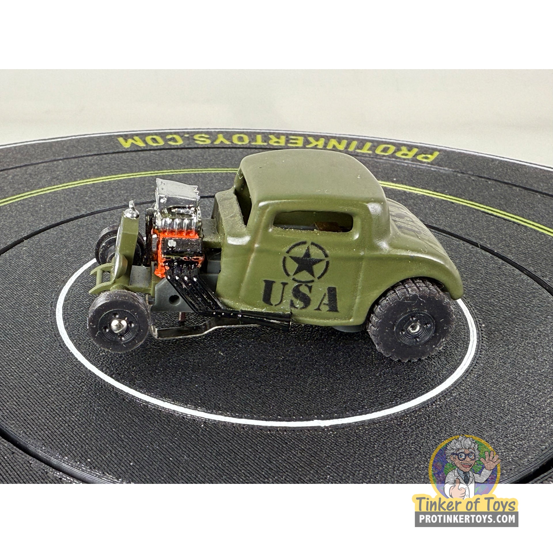 32 Coupe Hot Rod “U.S. Army HQ1” Matte | Extreme 3D Customs