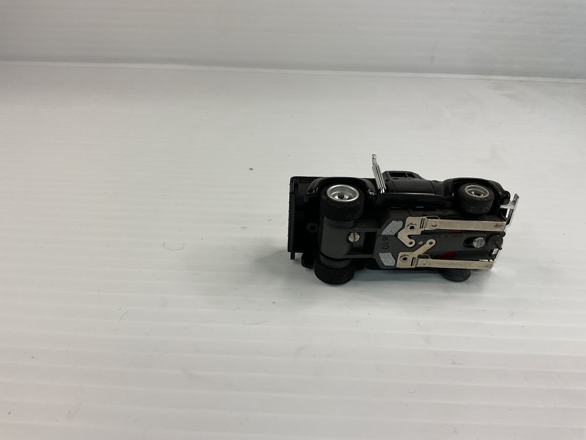 Aurora AFX magnatraction 1956 Ford Pickup Black/Tan wRed Yellow Flames | 1941 | Aurora - AFX