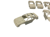 Ford Mustang  White Body Only (10)  | B6WB | Tyco