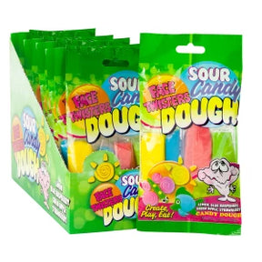 Assortment of sour candy dough play kits in various colors for Nassau Candy 39805