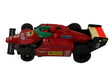 Red Fiat F1 race car toy with black wheels and green accents for Tyco B9979