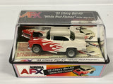 Aurora AFX 1955 Chevy Bel-Air "White Red Flames" Mag-Sonic  | 1064 | Aurora - AFX