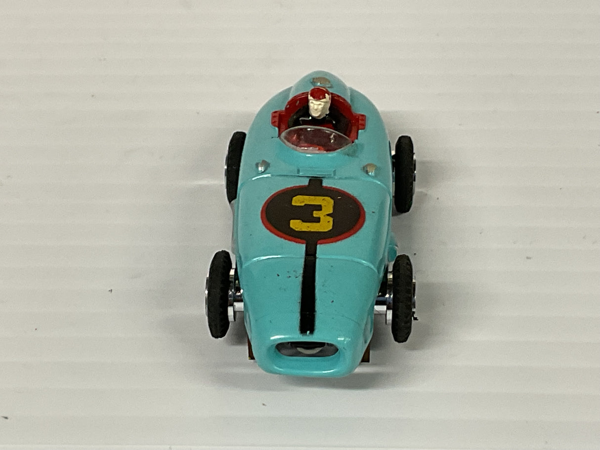 Aurora AFX -Thunder-jet Indianpolis Racer # 3 Turquoise  | 1359 | Aurora - AFX- Model Motoring