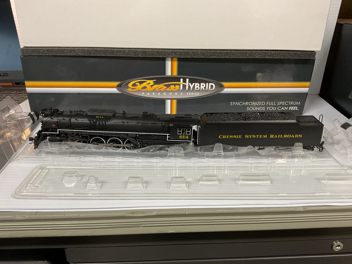 Brass Hybrid C&O J3A 4-8-4 #614  | 4907 |  Brass Hybrid Paragon 3 Series