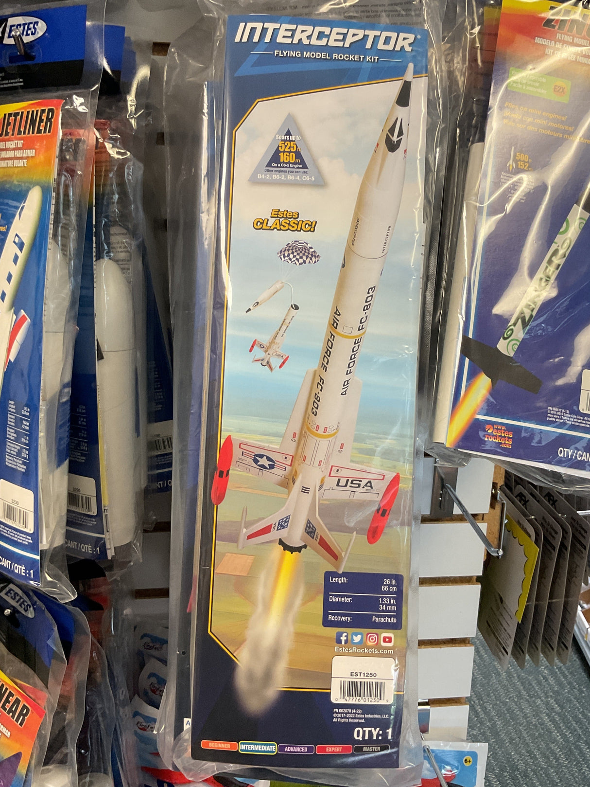 Interceptor Model Rocket Kit, Skill Level 2 |  EST1250 | Estes