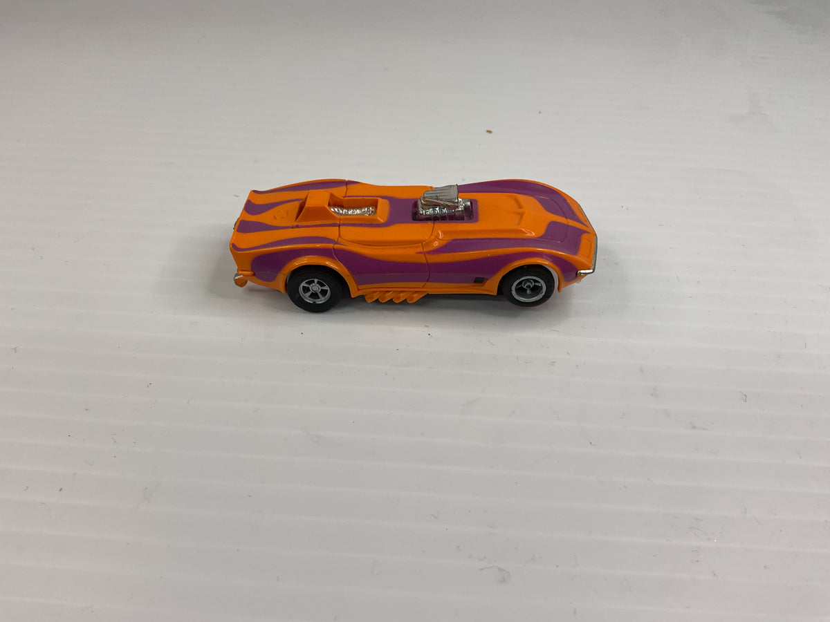 Aurora AFX non-magnatraction Corvette Funny Car Orange/Purple | 1766 | Aurora - AFX