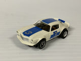 Aurora AFX non-magnatraction Trans Am Camero white/Blue #3  | 1756 | Aurora - AFX