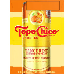 Tangerine with ginger extract flavored sparkling water in a 12-pack of cans for Coca-Cola 412571